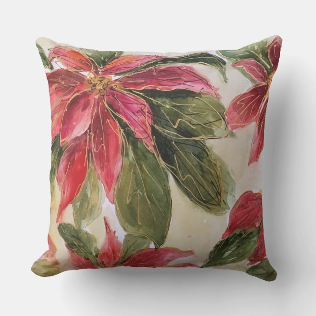 prettige feestdagen kussen (Voorkant)