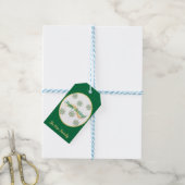 prettige feestdagen Label Cadeaulabel (Met Touw)