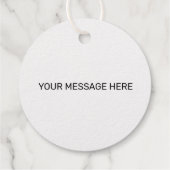 PRETTIGE FEESTDAGEN LABEL EENVOUDIGE GOUDEN FOIL (Achterkant)