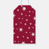 prettige feestdagen Label geloof elegant script Cadeaulabel (Achterkant)