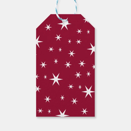 prettige feestdagen Label geloof elegant script Cadeaulabel (Achterkant)