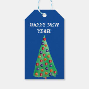 prettige feestdagen Labels voor aangepaste cadeaus Cadeaulabel