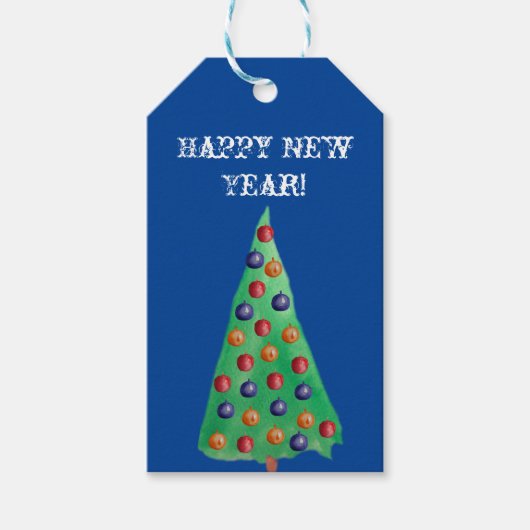 prettige feestdagen Labels voor aangepaste cadeaus Cadeaulabel (Voorkant)