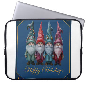 prettige feestdagen laptop sleeve