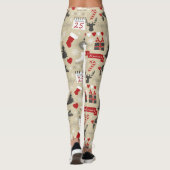 prettige feestdagen leggings (Achterkant)