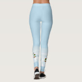 Prettige feestdagen Leggings Sneeuwman (Achterkant)