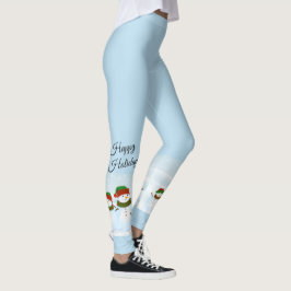 Prettige feestdagen Leggings Sneeuwman