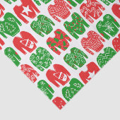 prettige feestdagen lelijke kerstcadeautjes met ke tissuepapier (Detail)