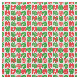 prettige feestdagen lelijke kerstkeukenpatroon stof