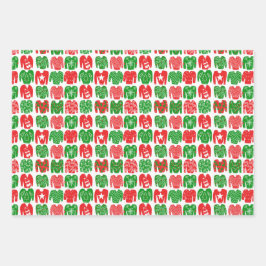 Prettige feestdagen Lelijke kersttrui Inpakpapier Vel