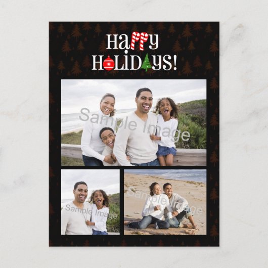 prettige feestdagen Letter-pictogrammen (Voorkant)