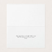 Prettige feestdagen ·Lettering Moderne Familie Fot Kaart (Binnenkant ongevouwen)