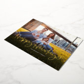 Prettige feestdagen leuk eenvoudig één foto (Gedraaid)