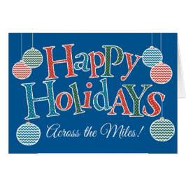 Prettige feestdagen Leuk, Over de mijlen, Baubles