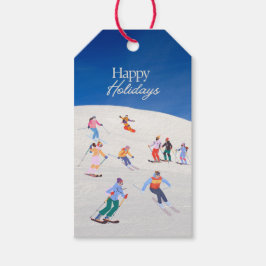 Prettige feestdagen Leuk Trendy Cadeaulabel