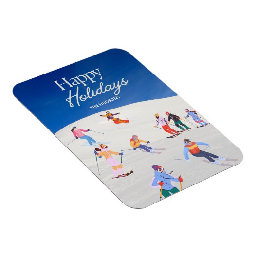 Prettige feestdagen Leuk Trendy Magneet (Rechterzijde)