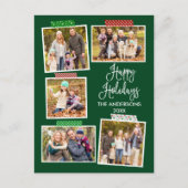 Prettige feestdagen Leuke kalligrafie Briefkaart (Voorkant)