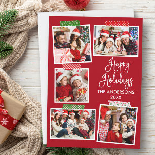 Prettige feestdagen Leuke kalligrafie Feestdagenkaart