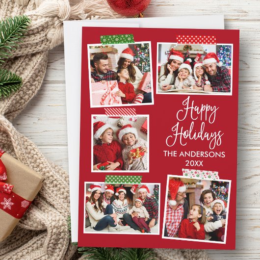 Prettige feestdagen Leuke kalligrafie Feestdagenkaart