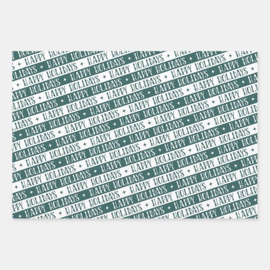 Prettige feestdagen Leuke stip strepen rood wit Inpakpapier Vel (Voorkant 3)