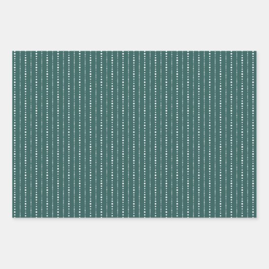 Prettige feestdagen Leuke stip strepen rood wit Inpakpapier Vel (Voorkant)