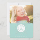 Prettige Feestdagen Liefde Vrede Vreugde Sierlijke Feestdagenkaart (Voorkant)