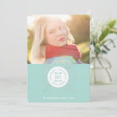 Prettige Feestdagen Liefde Vrede Vreugde Versierde Feestdagenkaart (Staand voorkant)