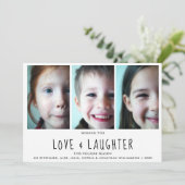 Prettige feestdagen Liefdeslach Feestdagenkaart (Staand voorkant)