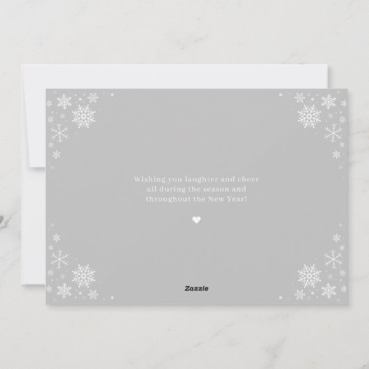 Prettige feestdagen Liefste Hart Feestdagenkaart (Achterkant)