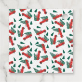 prettige feestdagen Little Pickup Truck-kerstboom Bedankjes Labels (Achterkant)