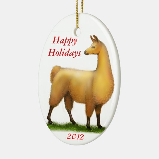 prettige feestdagen  Llama Ornament (Links)