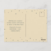 Prettige feestdagen Logo Modern minimalistisch Briefkaart