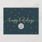 Prettige feestdagen Logo Modern minimalistisch Briefkaart