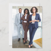 Prettige feestdagen Logo Modern Script Corporate P Feestdagenkaart (Achterkant)