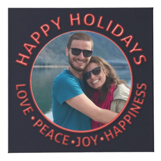 prettige feestdagen Love Peace Custom Five Photo C Kubus (Rechts)