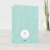 prettige feestdagen Love Peace Joy  Seal Foto (Achterkant)