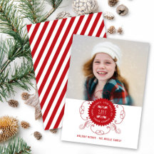 prettige feestdagen Love Peace Joy  Seal Foto