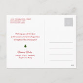 prettige feestdagen Love Peace Joy Seal Foto Ho (Achterkant)