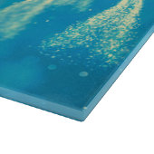 Prettige feestdagen Magische kerstbomen Snijplank (Hoek)