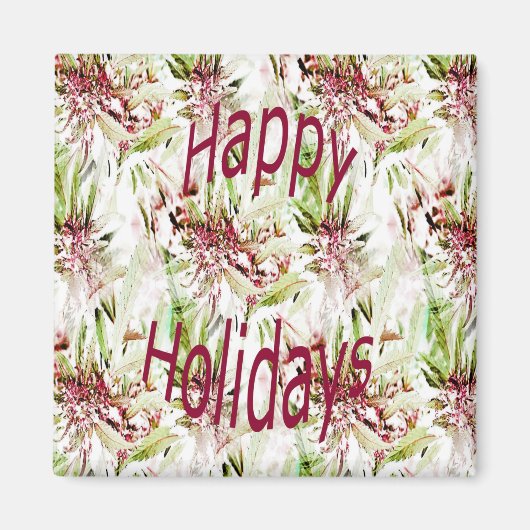 prettige feestdagen..... magneet (Voorkant)