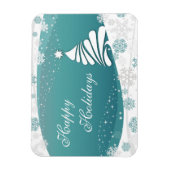 prettige feestdagen magneet (Verticaal)