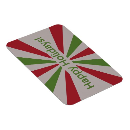 Prettige feestdagen magneet (Rechterzijde)