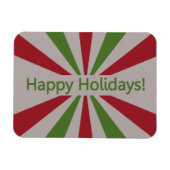 Prettige feestdagen magneet (Horizontaal)