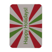 Prettige feestdagen magneet (Verticaal)