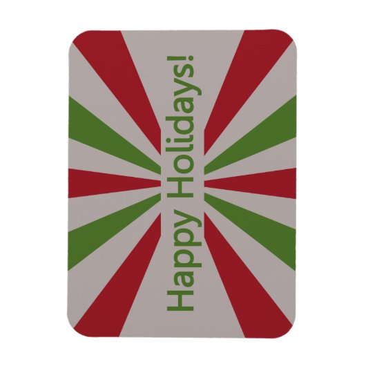 Prettige feestdagen magneet (Verticaal)