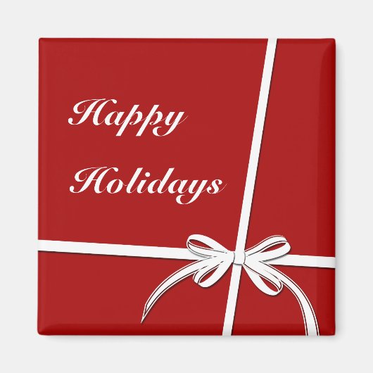 prettige feestdagen magneet (Voorkant)