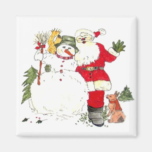 prettige feestdagen Magnet (Voorkant)