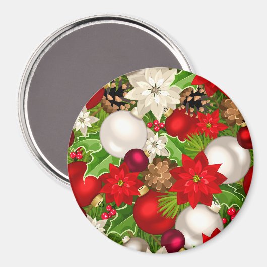 prettige feestdagen Magnet (Voorkant / Achterkant)