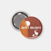 prettige feestdagen - Magnet (Voorkant / Achterkant)