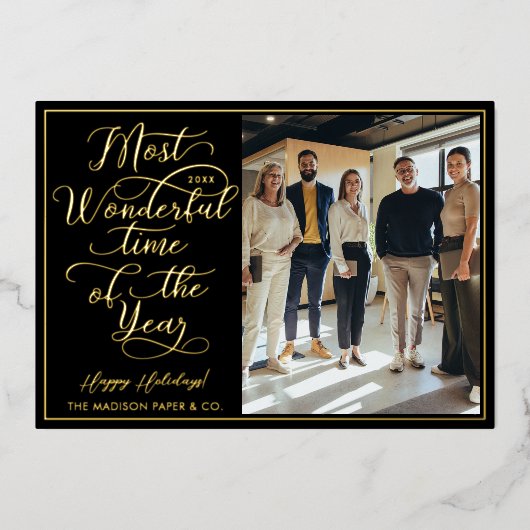 prettige feestdagen Manuscript Business Foto's & L (Voorkant)